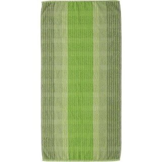 Cawö Cashmere Streifen Handdoek 50x100 Kiwi