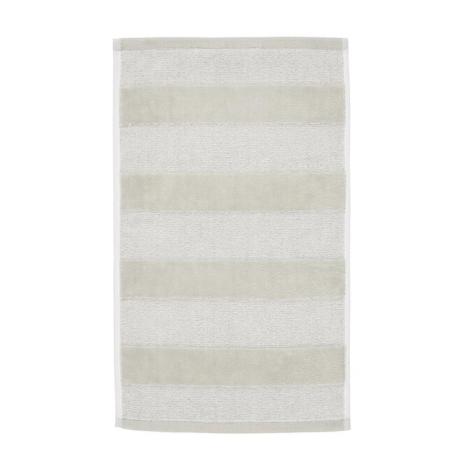 Beddinghouse Sheer Stripe Gastendoekje  Zand 30x50 cm