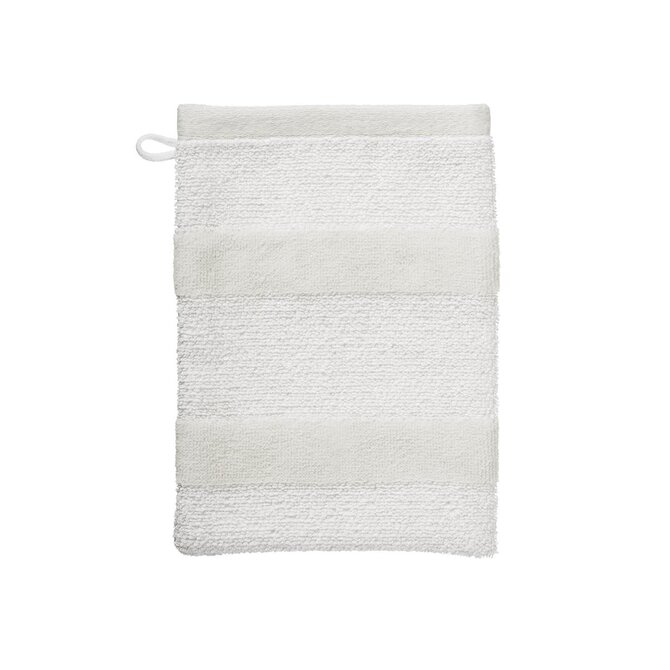 Beddinghouse Sheer Stripe Washandje  Zand 16x22 cm