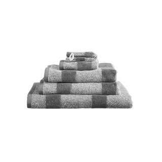 Beddinghouse Sheer Stripe Washandje  Antraciet 16x22 cm