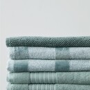 Beddinghouse Beddinghouse Sheer Stripe Washandje  Groen 16x22 cm