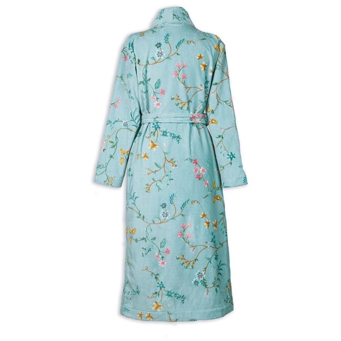 Pip Studio Les Fleurs Bathrobe Blue XXL