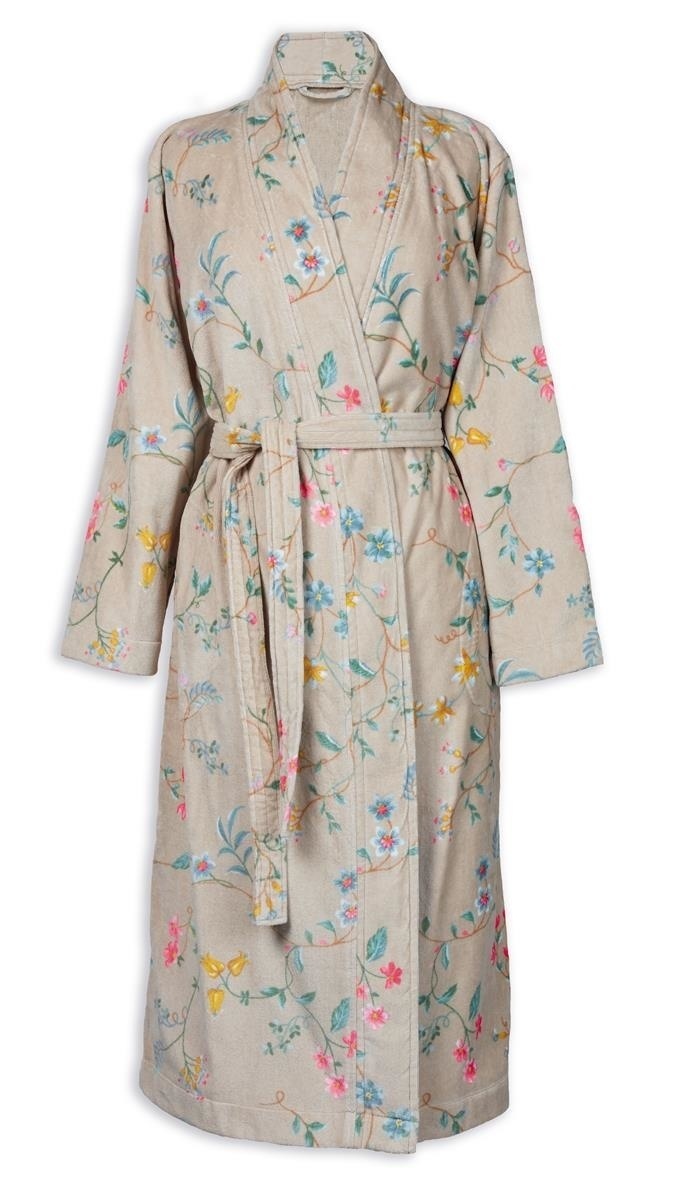 Pip Studio Pip Studio Les Fleurs Bathrobe Khaki S