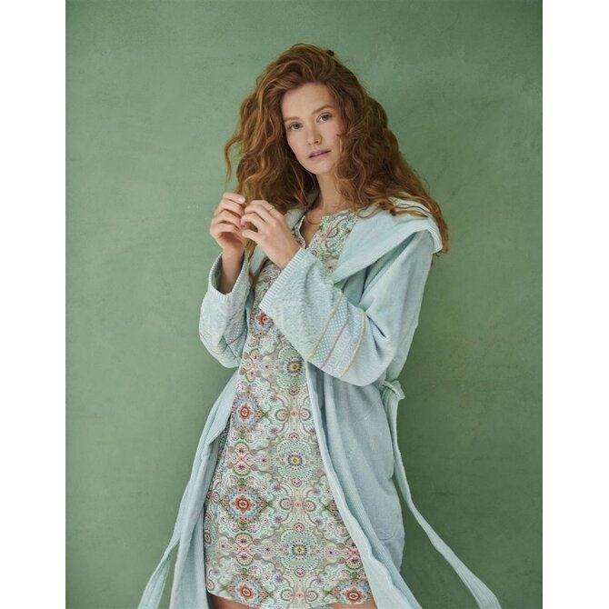 Pip Studio Soft Zellige Bathrobe Blue XXL