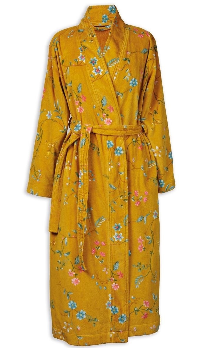 Pip Studio Pip Studio Les Fleurs Bathrobe Yellow XS