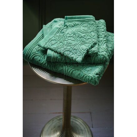 Pip Studio Handdoek Tile de Pip Green  55x100
