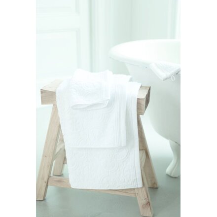 Pip Studio Douchelaken Tile de Pip White  70x140