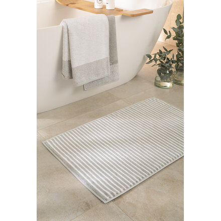 Cawö Two Tone Badmat 50x80 platin