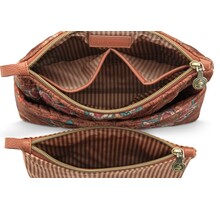 Pip Studio Caryn Cosmetic Bags Combi Mumbai Morning Brown26x7.5x18cm/22x1x13cm