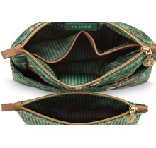 Pip Studio Caryn Cosmetic Bags Combi Mumbai Morning Green26x7.5x18cm/22x1x13cm