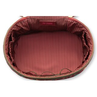 Pip Studio Cleo Beauty Case Flora Bangelore Dark Pink26x16x16cm