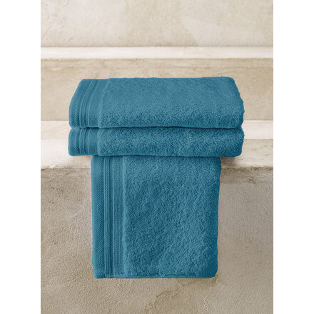 De Witte Lietaer Excellence gastendoekje 40x60 Capri Blue