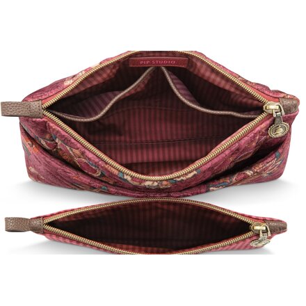 Pip Studio Caryn Cosmetic Bags Combi Mumbai Morning Pink26x7.5x18cm/22x1x13cm