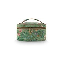 Pip Studio Cleo Beauty Case Flora Bangelore Green 26x16x16cm