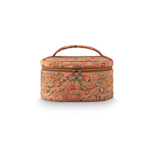 Pip Studio Cleo Beauty Case Flora Bangelore Sand 26x16x16cm