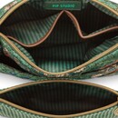 Pip Studio Pip Studio Caryn Cosmetic Bags Combi Mumbai Morning Green26x7.5x18cm/22x1x13cm