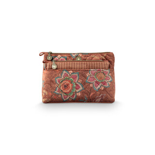 Pip Studio Caryn Cosmetic Bags Combi Mumbai Morning Brown26x7.5x18cm/22x1x13cm