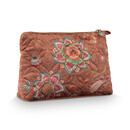 Pip Studio Pip Studio Caryn Cosmetic Bags Combi Mumbai Morning Brown26x7.5x18cm/22x1x13cm