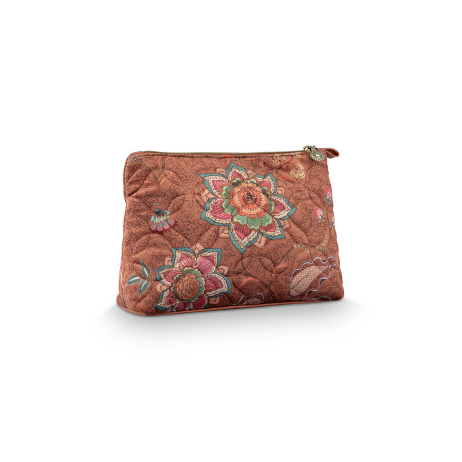 Pip Studio Caryn Cosmetic Bags Combi Mumbai Morning Brown26x7.5x18cm/22x1x13cm