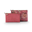 Pip Studio Pip Studio Caryn Cosmetic Bags Combi Mumbai Morning Pink26x7.5x18cm/22x1x13cm