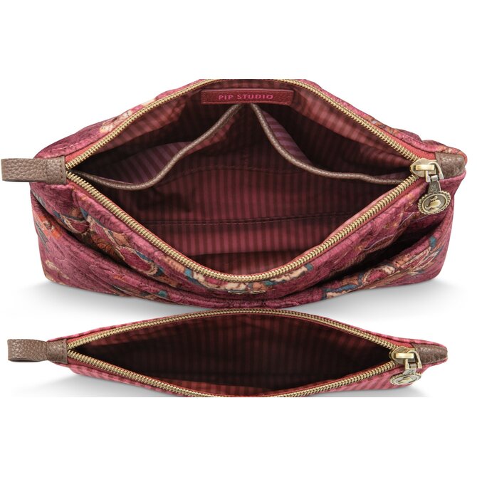 Pip Studio Caryn Cosmetic Bags Combi Mumbai Morning Pink26x7.5x18cm/22x1x13cm