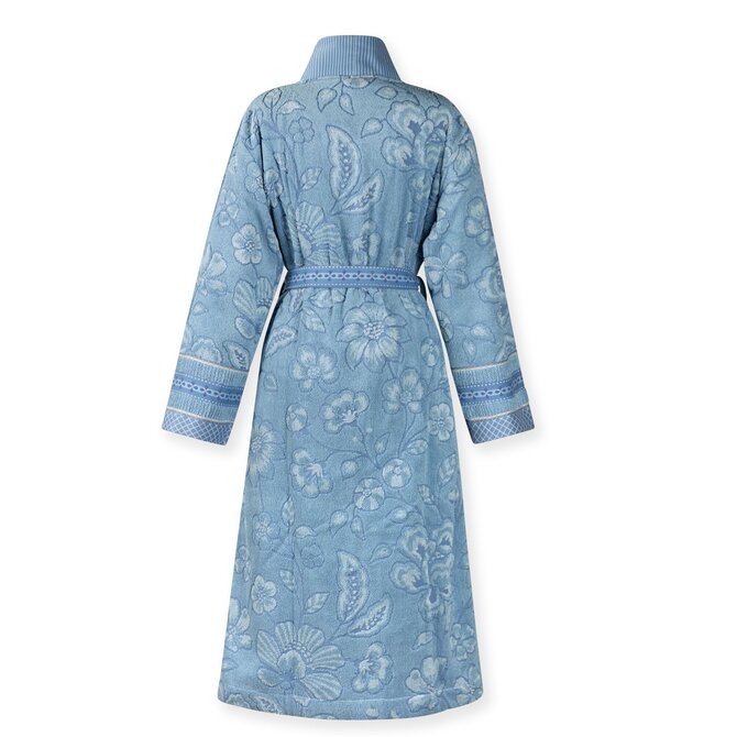 Pip Studio Jasmin Jacquard Badjas Licht blauw L