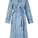 Pip Studio Pip Studio Jasmin Jacquard Badjas Licht blauw XXL