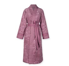 Pip Studio Jasmin Jacquard Badjas Licht roze XXL