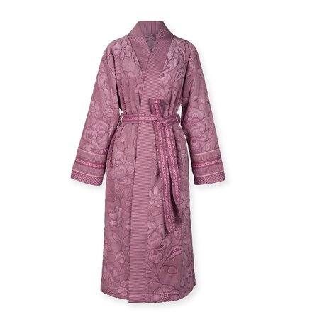 Pip Studio Jasmin Jacquard Badjas Licht roze XXL