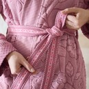 Pip Studio Pip Studio Jasmin Jacquard Badjas Licht roze M