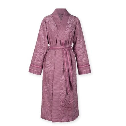 Pip Studio Jasmin Jacquard Badjas Licht roze XL