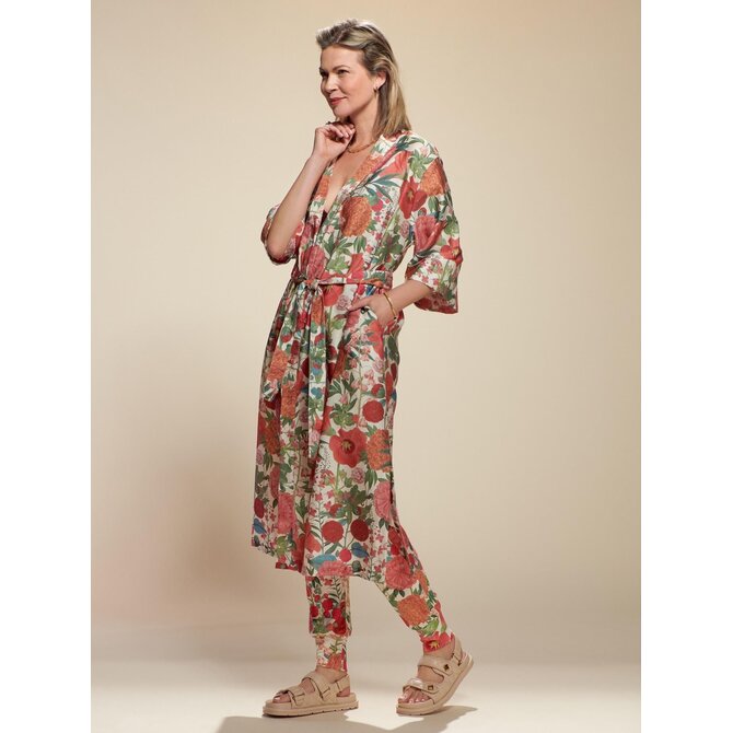 Essenza Ilona Florentien Kimono S Lobster pink