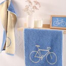 Cawö Cawö Postcard Towels 100 Gastendoekje Fahrrad / capri 30x50