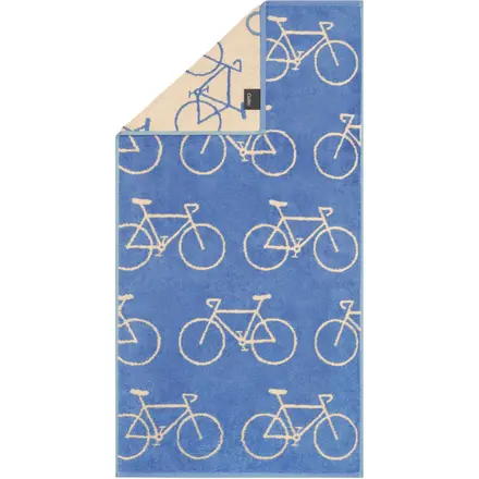 Cawö Velo Allover Fahrrad 6299 Handdoek capri 50x100