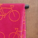 Cawö Cawö Velo Allover Fahrrad 6299 Handdoek pink 50x100