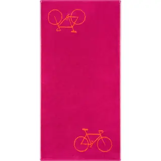 Cawö Velo Fahrrad 6298 Douchelaken pink 70x140