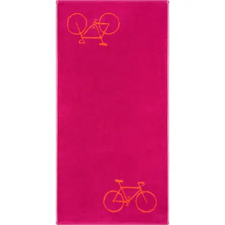 Cawö Velo Fahrrad 6298 Handdoek pink 50x100