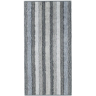 Cawö Unique Streifen 944 douchelaken 70x140 Anthrazit
