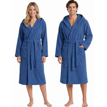 Morgenstern Jules badjas Jeansblau M