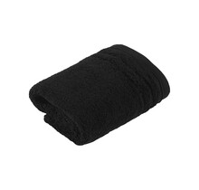 Vossen Gezichtsdoekje ViennaStyle Supersoft schwarz 30x30