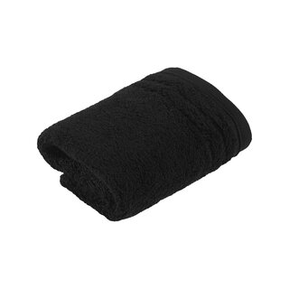 Vossen Gezichtsdoekje ViennaStyle Supersoft schwarz 30x30