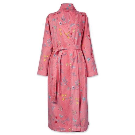 Pip Studio Les Fleurs Bathrobe Pink XS