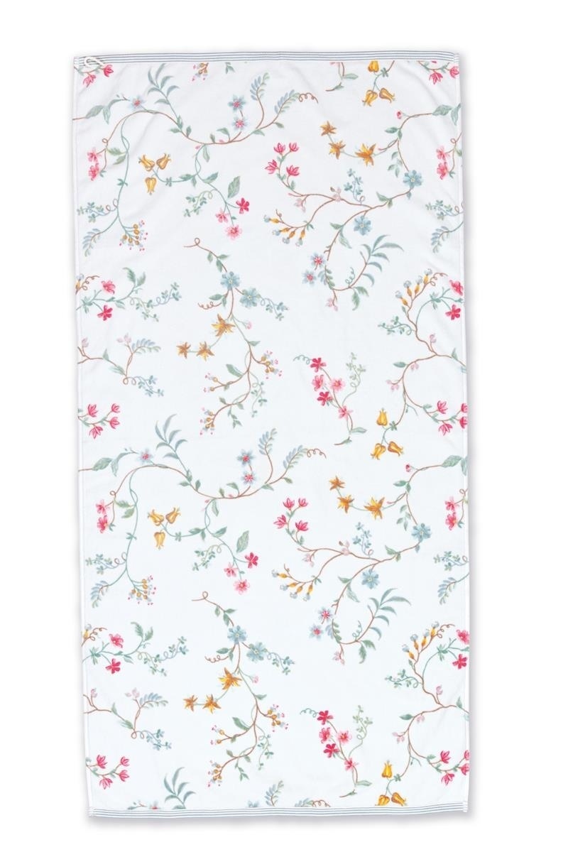 Pip Studio Pip Studio Les Fleurs White 70x140