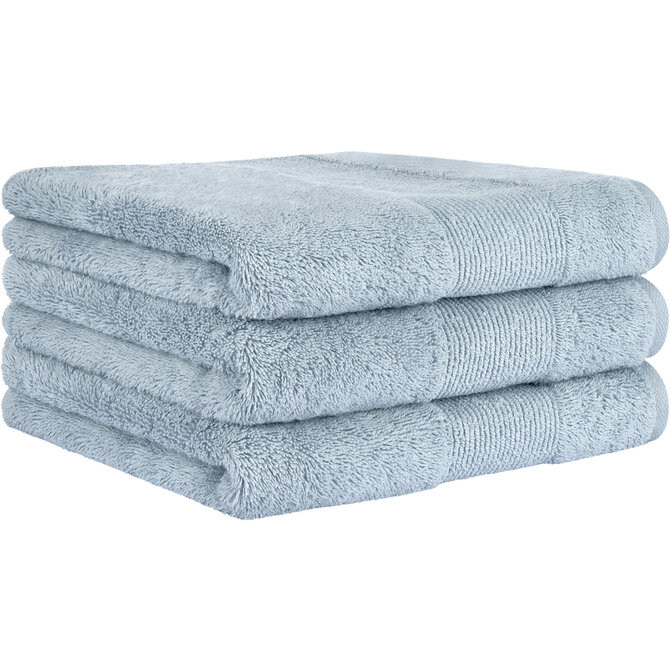 Cawö The Luxury Uni 5000 Handdoek stormblauw 50x100