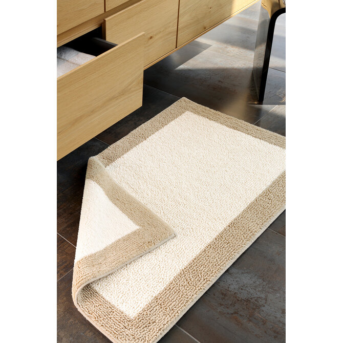 CAWÖ Home Badmat Frame 1010 natuur/beige 70x120