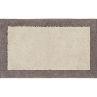 CAWÖ Home Badmat Frame 1010 travertin/graphit 60x100