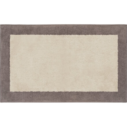CAWÖ Home Badmat Frame 1010 travertin/graphit 60x100