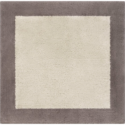 CAWÖ Home Badmat Frame 1010 travertin/graphit 60x60