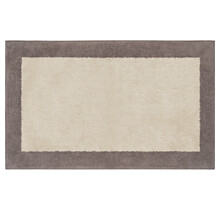 CAWÖ Home Badmat Frame 1010 travertin/graphit 70x120
