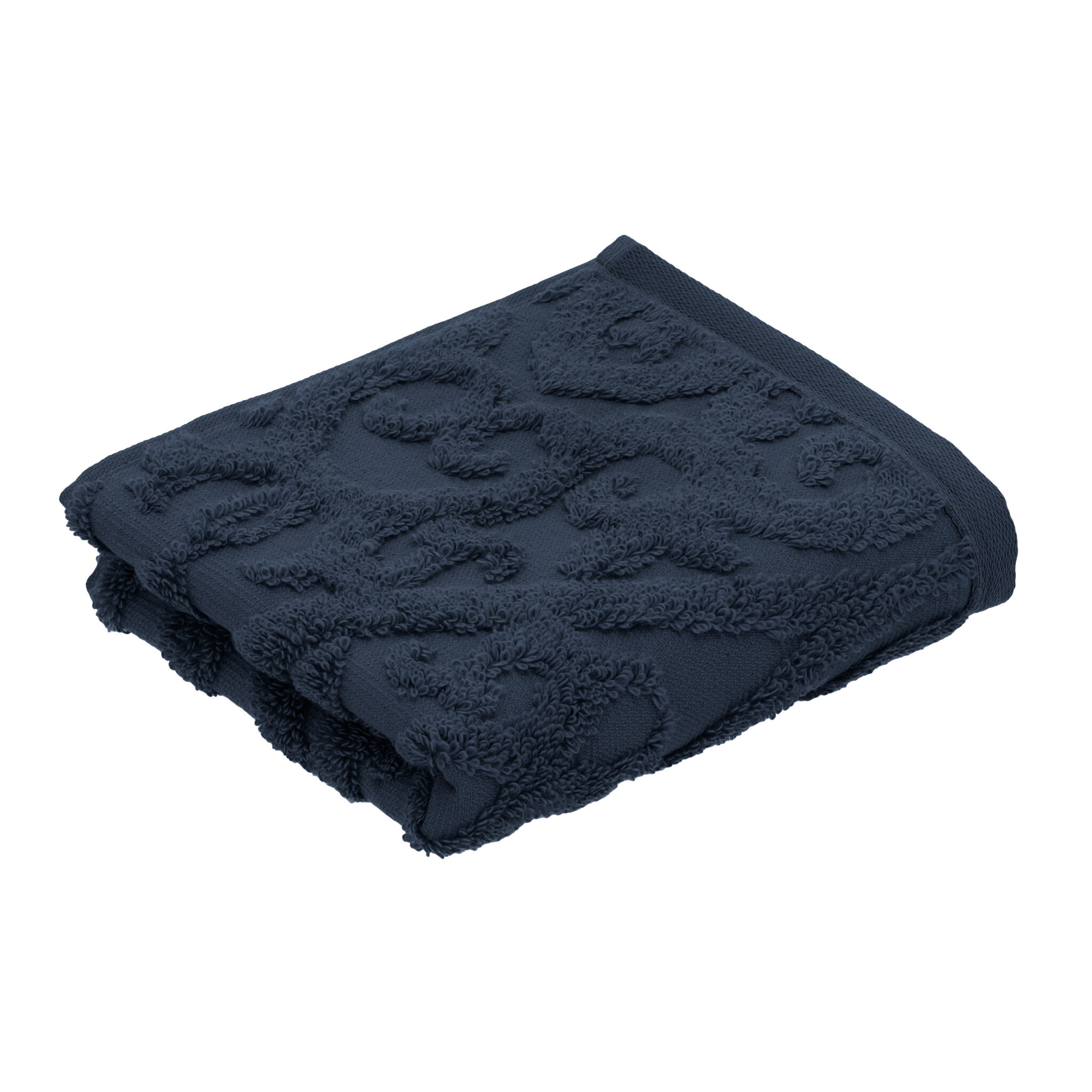 Vossen Vossen Gastendoekje Fidelio navy blue 30x50
